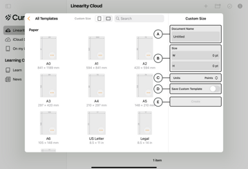 Create custom documents