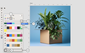 Create a color palette