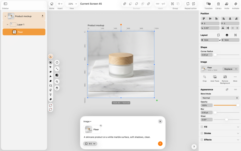 product mockup