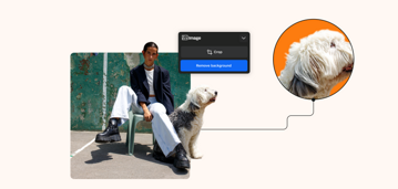 remove background of an image with dog