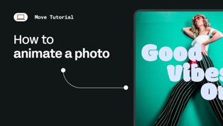 How to animate a photo in Linearity Move