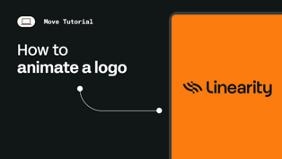 How to animate a logo with Linearity Move