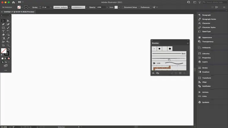 Graphic design UI