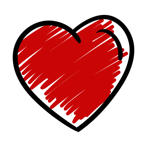 hand drawn heart icon
